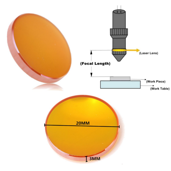 CVD FOCUS LENS 20mm 63,5