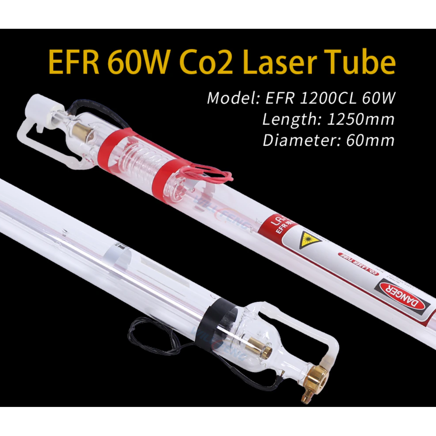 EFR 60W 70W 1200 CL laser tube