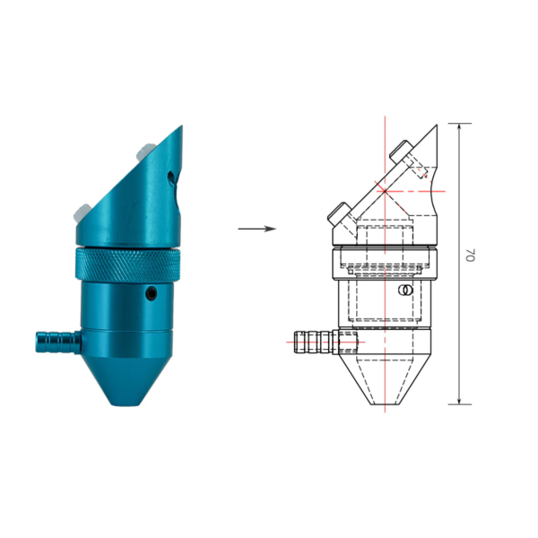 Laser head K40-DIY 15-18 lens