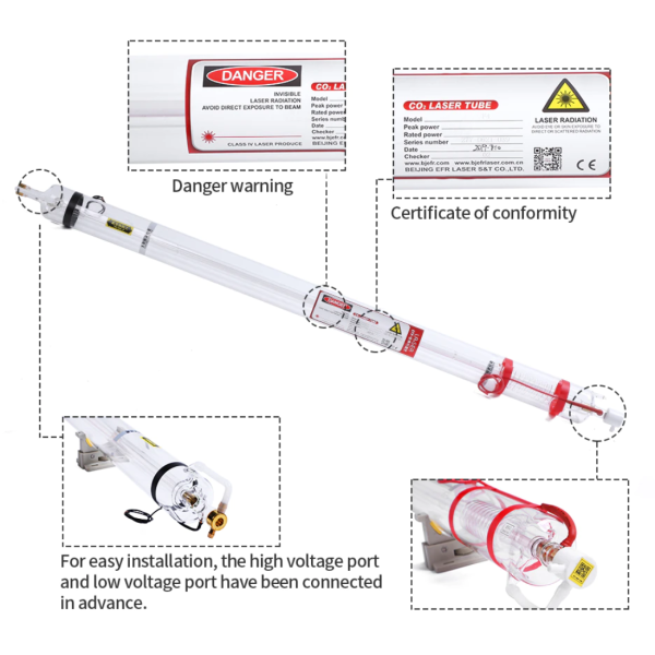 EFR F6 130W-150W LASER TUBE 